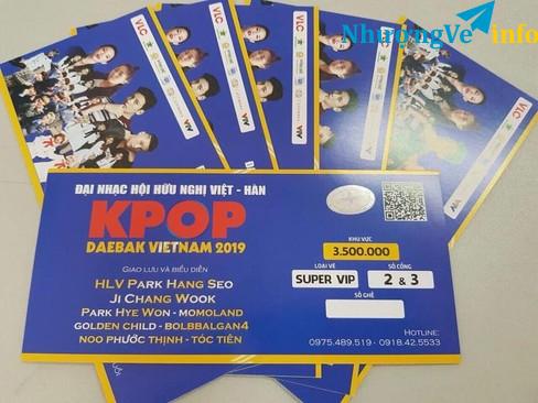Ảnh Pass vé  Super Vip Đại Nhạc Hội Việt Hàn KPOP 24/8 Tại svd Mỹ Đình