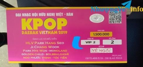 Ảnh Bán 2 vé đêm hội nhạc giao lưu Việt Hàn