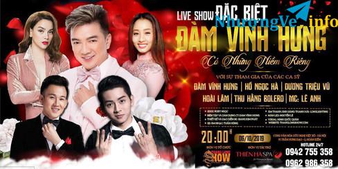 Ảnh Bán vé Liveshow đặc biệt Đàm Vĩnh Hưng- Có Những niềm riêng- Vé đẹp, vé chính thống