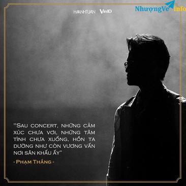 Ảnh HCM - Vé Thương Em - Hà Anh Tuấn Concert 12/10