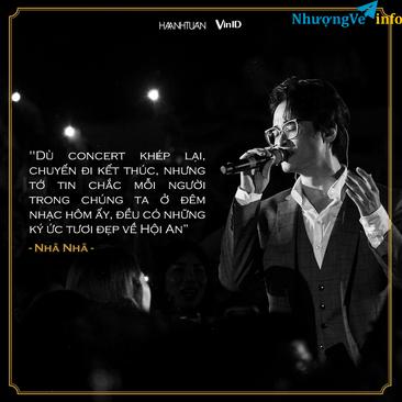 Ảnh Live Concert Hà Anh Tuấn - hạng vé truyện ngắn