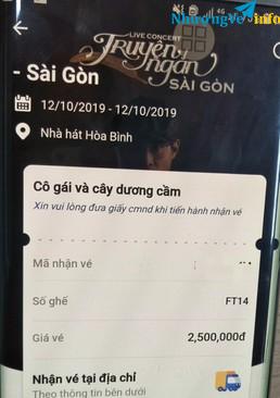 Ảnh Bán 2 vé lẻ Truyện ngắn HAT tại TPHCM