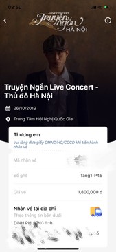 Ảnh BÁN VÉ SHOW HAY HN 26/10