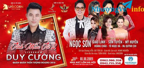 Ảnh Bán Vé Liveshow Đêm Nhạc Duy Cường-Vé Đẹp, Vé Chính Thống Từ Ban Tổ Chức