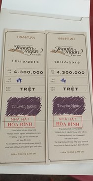 Ảnh Bán giá gốc vé Truyện Ngắn 12/10 Sài Gòn .LIÊN HỆ 0932762765 .