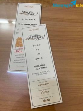Ảnh Pass lại vé Concert Hà Anh Tuấn TPHCM Nhà Hát Hoà Bình 12/10/19
