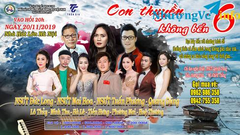 Ảnh Bán Vé Liveshow Đêm Nhạc Con Thuyền Không Bến- Vé Đẹp, Vé Chính Thống Từ Ban Tổ Chức