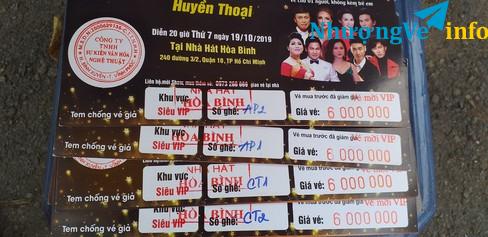 Ảnh Cần pas s lại 2 vé SIÊU VIP chương trình Đêm song ca Huyền thoại vào 19/10