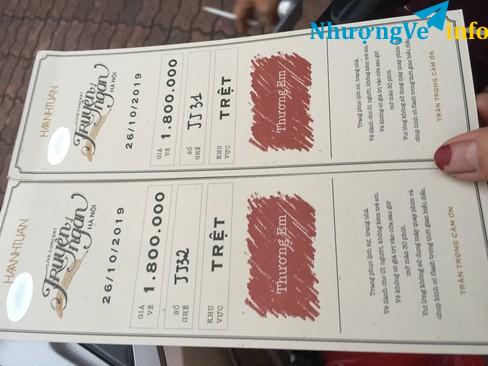 Ảnh Pass cặp vé chính giữa sân khấu thương em tầng trệt nhận vé trung tâm hội nghị