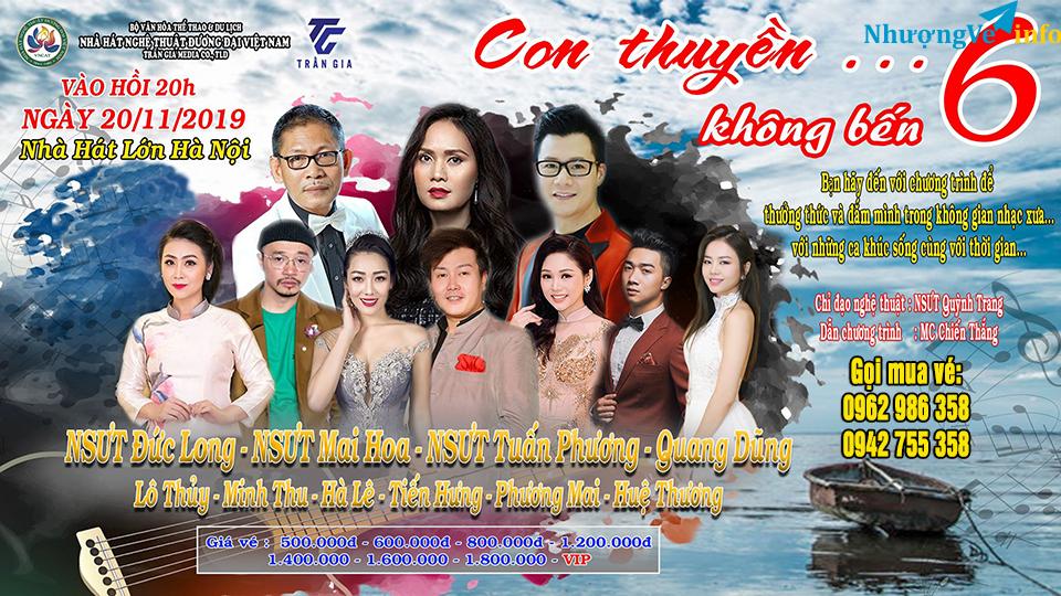 Ảnh Bán vé Liveshow Đêm nhạc Con Thuyền Không Bến 6