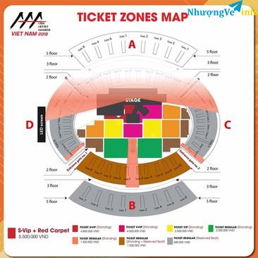Ảnh VÉ SVIP AAA 2019 TẠI HÀ NỘI