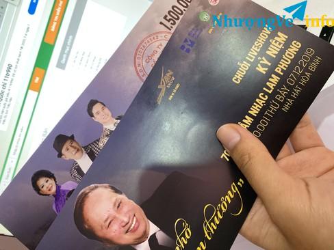 Ảnh Pass gấp lại 02 vé Liveshow Lam Phương "Trăm Nhớ Ngàn Thương" tại Nhà hát Hòa Bình ngày 07/12/2019