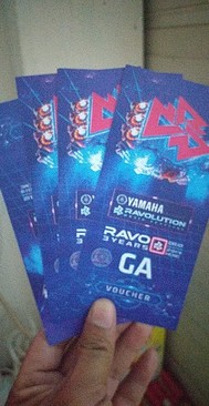 Ảnh nh có 2 vé Ga Đêm nhạc yammaha Ravolution tổ chức 8/12 Tại Sai Gòn ai nhu cầu alo nhé Vé như hình