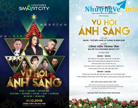 Ảnh Vé khai trương công viên trung tâm Vinhomes Smart City