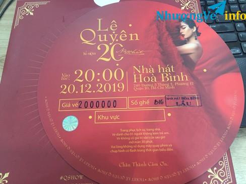 Ảnh Pass lại vé Q-show tại TPHCM ngày 20/12/2019