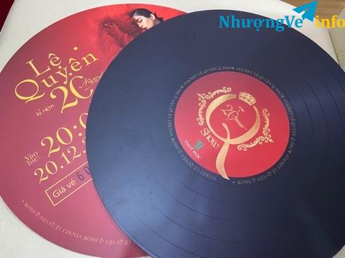 Ảnh Pass lại 2 vé ca nhạc Lệ Quyên kỷ niệm 20 năm ca hát 20/12/2019 LH: 0847.024.725