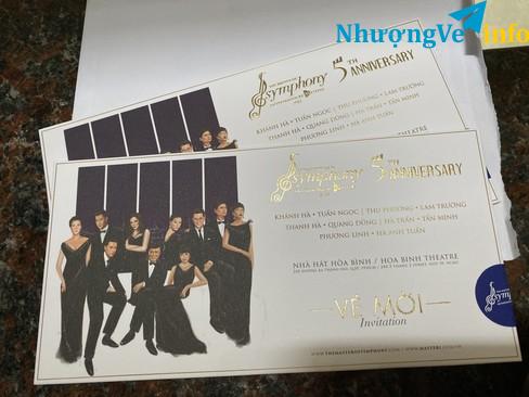 Ảnh Cần pass lại 02 vé The master of Symphony ngày 23/11/2019 tại Nhà hát Hòa Bình