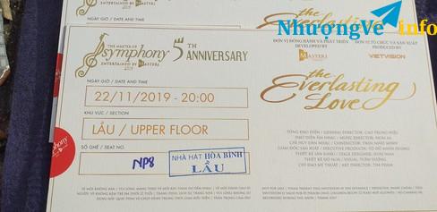 Ảnh Bên mình có dư vé The Master Of Symphony 2019 cần nhượng lại.