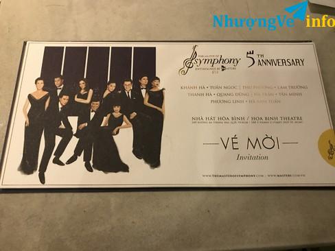 Ảnh VÉ TRỆT THE MASTER OF SYMPHONY 24/11