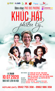 Ảnh BÁN VÉ LIVESHOW ĐÊM NHẠC PHÓ ĐỨC PHƯƠNG- KHÚC HÁT PHIÊU LY- THANH LAM, MỸ LINH, TÙNG DƯƠNG,…, NGÀY 1