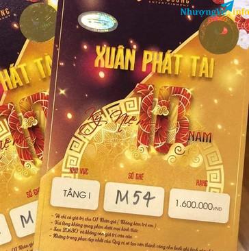 Ảnh Bán cặp vé hàng M tằng 1 xuân phát tài tối nay