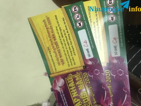 Ảnh Pass Vé Táo Quân 2020 Thứ 7 Chủ nhật Tuần này ạ