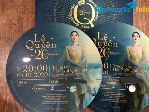 Ảnh Chuyển nhượng đôi vé Q show Lệ Quyên