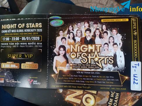 Ảnh Còn 1 cặp vé SUPER VIP đêm nhạc đại hội Night of Star