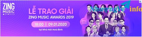 Ảnh BÁN VÉ ZING MUSIC AWARD 2019