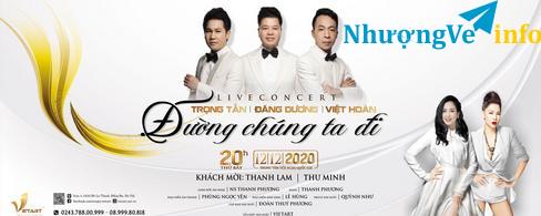 Ảnh NHƯỢNG VÉ LIVESHOW ĐƯỜNG CHÚNG TA ĐI - ĐĂNG DƯƠNG, TRỌNG TẤN, VIỆT HOÀN