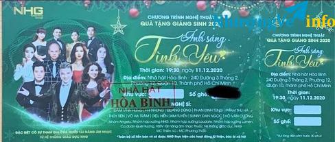 Ảnh Chương trình ca nhạc quà tặng giáng sinh 2020 ngày 11/12