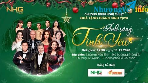 Ảnh Bán Vé của đêm nhạc giáng sinh 2020 chủ đề ÁNH SÁNG TÌNH YÊU