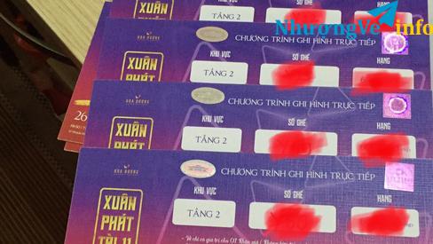 Ảnh AI CẦN CÓ LUÔN CẶP VÉ XUÂN PHÁT TÀI 11 NGÀY 26/12 TẠI TTHNQG 0827199982
