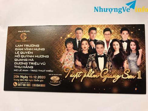 Ảnh Vé xem ca nhạc Tuyệt phẩm Giang sơn 1