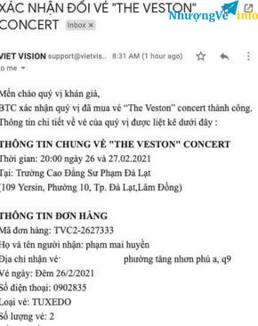Ảnh Bán vé xem concert Hà Anh Tuấn