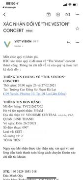 Ảnh Cần bán lại cặp vé suit concert HAT