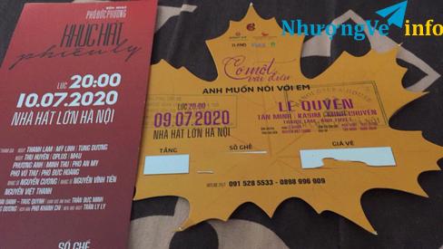 Ảnh CẦN NHƯỢNG LẠI VÉ CA NHẠC LỆ QUYÊN NGÀY 9.7 NHÀ HÁT LỚN HÀ NỘI