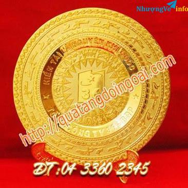 Ảnh nhận đúc biểu trưng đồng ,kỷ niệm chương mạ vàng,quà tặng lưu niệm ngày truyền thống