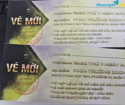 Ảnh Pass lại cặp vé Ck Rap Việt Tối Nay