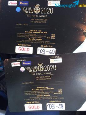 Ảnh Cặp vé chung kết hoa hậu, Hạng GOLD vip nhất