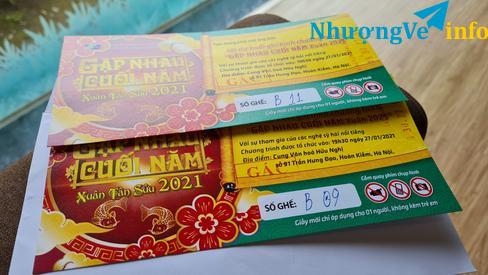 Ảnh Bán cặp vé Táo Quân ngày 27/01 tầng 2