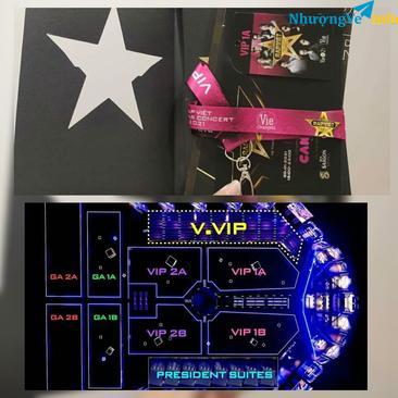 Ảnh Vé VIP1A bên trái Rap Viet Allstar Concert 30/1