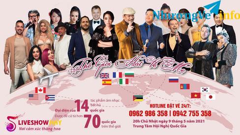 Ảnh BÁN VÉ LIVESHOW THẾ GIỚI HÁT VỀ MẸ – ĐÊM NHẠC MOTHER’S-SONG 9/5/2021