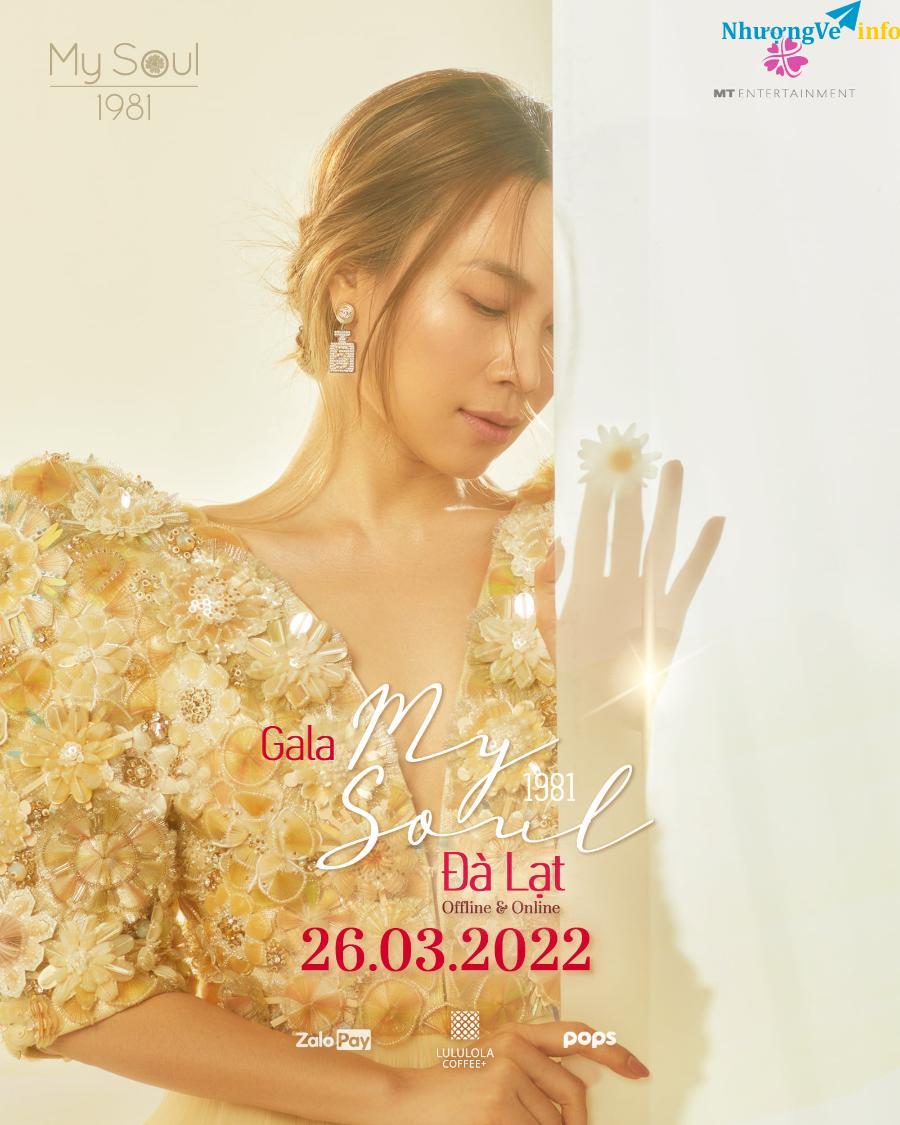 Ảnh Vé xem đêm Gala 2 My Soul 1981 tại Đà Lạt