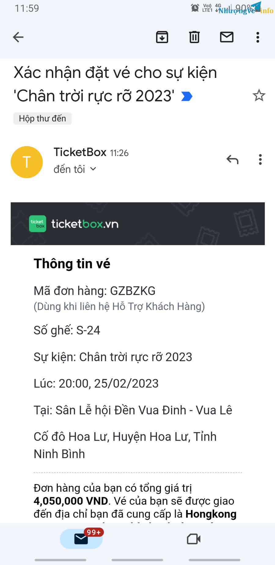 Ảnh Pass 1 vé Horizon Concert Trân Trời Rực Rỡ - Hà Anh Tuấn ngày 25/02/2023