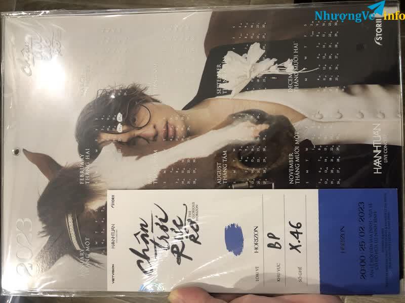 Ảnh Nhượng 1 vé Horizon concert Hà Anh Tuấn Chân trời rực rỡ