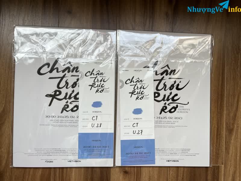 Ảnh Pass giá gốc Chân trời rực rỡ Hà Anh Tuấn đêm 24/2