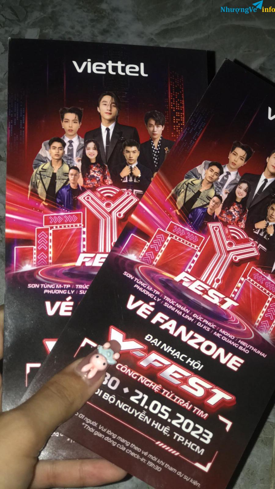 Ảnh Pass vé Yfest Viettel (tặng kèm quà)