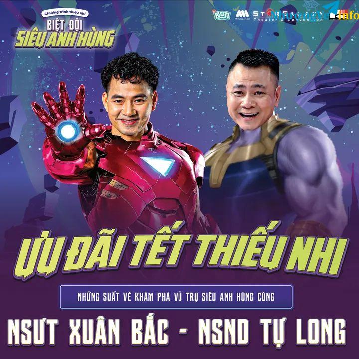 Ảnh Bán vé Biệt đội siêu Anh Hùng,1/6 Xuân Bắc,Tự Long