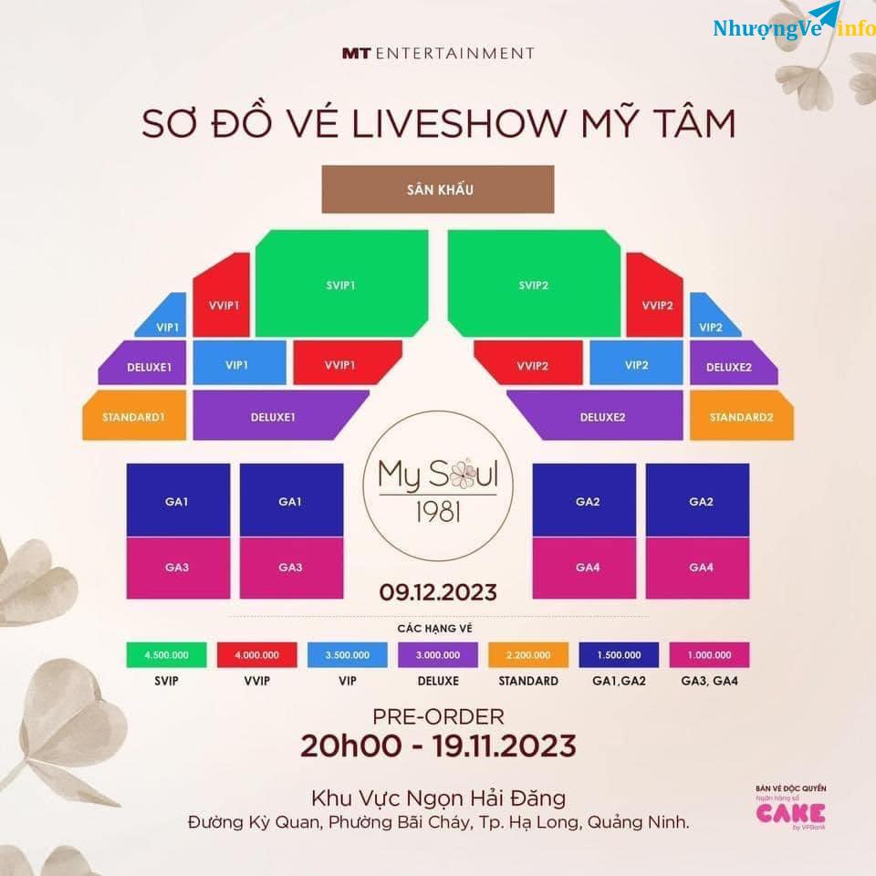 Ảnh Vé Mỹ Tâm